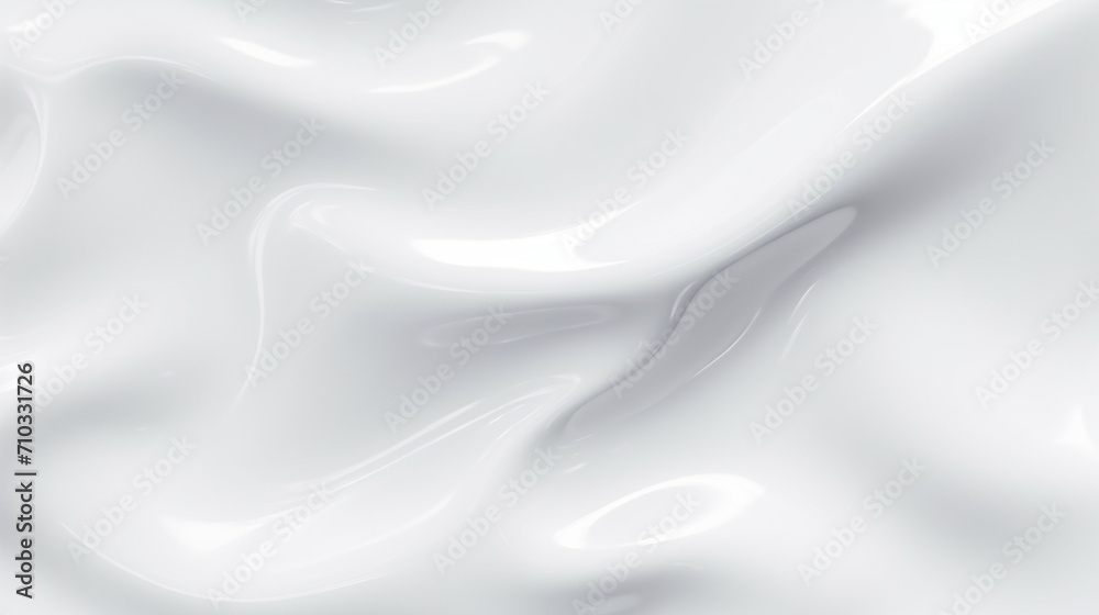 Canvas Prints white silk background with a smooth surface, background image of white liquid surface, generative ai