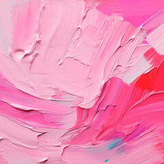 Abstract pink background of oil paint 
