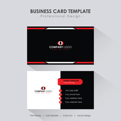 Business Card Template. New Colourful Business Card Design. Vector Business Card Design. EPS10