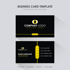 Business Card Template. New Colourful Business Card Design. Vector Business Card Design. EPS10