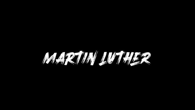 Martin Luther King Jr animation