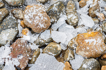 秋と冬の間の大雪山