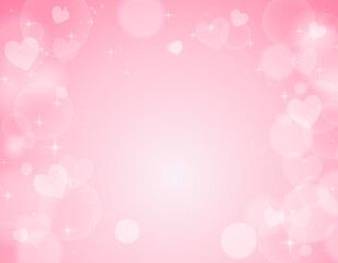 バレンタインに使える光彩フレーム　2