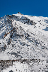 秋と冬の間の大雪山