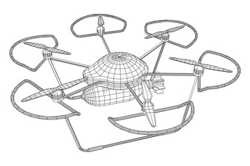Military Combat Bomber Drone