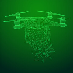 Military Combat Bomber Drone