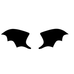 Fototapeta premium dragon wings silhouette