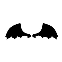 dragon wings silhouette