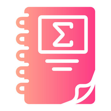 the sum Gradient icon