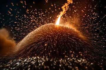 fireworks in the night