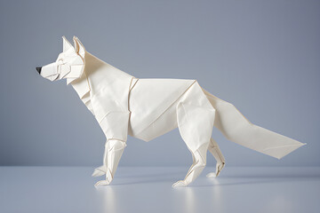 Obraz premium Wolf Origami