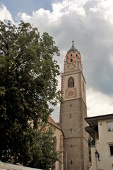 The cathedral of Merano in Trentino