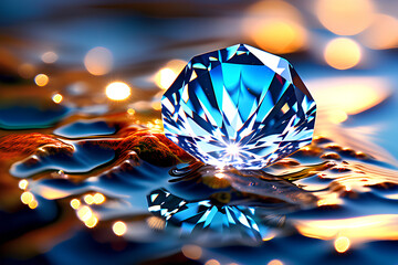 background with stars Generative AI