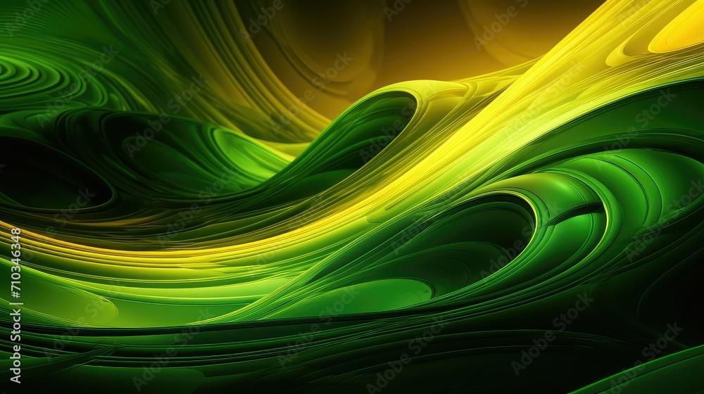 Fototapete digital fractal futuristic background illustration design technology, modern computer, graphics vibr