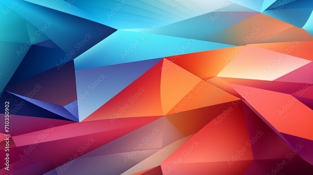 Wall mural vibrant abstract geometric shapes creating textured background