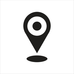 locator vector icon line template