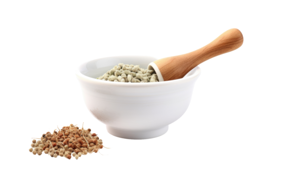 Ancient Wisdom: Exploring the Art of Healing with Chinese Medicine Mortar On White or PNG Transparent Background.