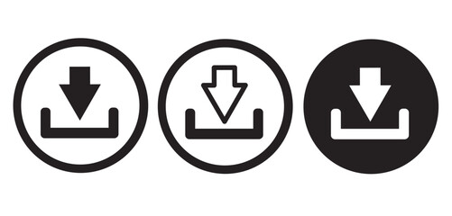 Download icon in simple design