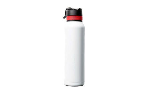 Smart Water Bottle with Intelligent Reminders for Optimal Health On White or PNG Transparent Background.