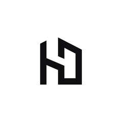 Vector modern  corporate hd letter logo design templete