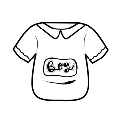 Boy Clothes Outline 