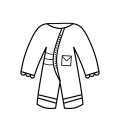 Boy Clothes Outline 