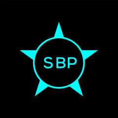 SBP Letter logo design template vector. SBP Business abstract connection vector logo. SBP icon circle logotype.
