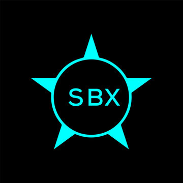 SBX Letter logo design template vector. SBX Business abstract connection vector logo. SBX icon circle logotype.
