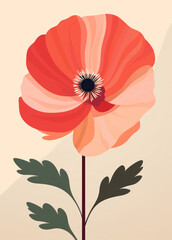 Red Poppy Delight - A Vibrant Floral Symphony in Nature's Embrace
