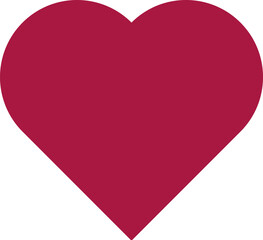 Heart decoration on valentine day icon vector. February season event lovely symbol. Love flirting and relationship of man and woman couple, amour and sweetheart flat cartoon illustration