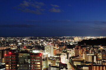 仙台市の夜景