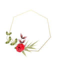 wedding flower frame