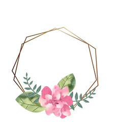 wedding flower frame