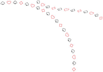 トランプのイラスト背景素材