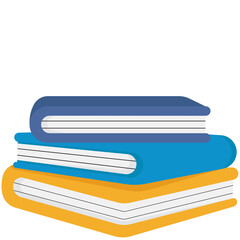 Book Stacks Illustration