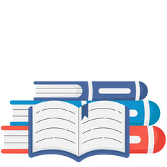 Book Stacks Illustration