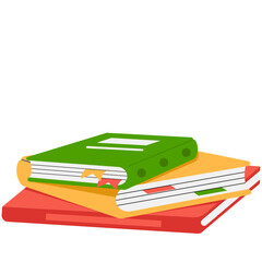 Book Stacks Illustration