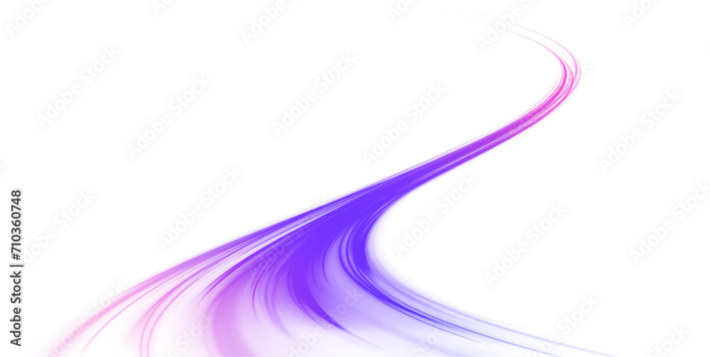 Poster vector pgn glitter light fire flare trace. abstract image of speed motion on the road. speed of ligh