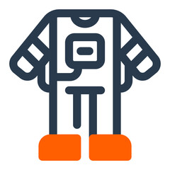 Protective Spacesuit Gear Vector Icon Illustration © Eklip