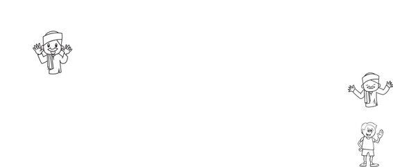 coloring small children in cute poses small