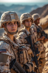 Fototapeta premium Militärpersonal