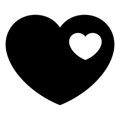 heart icons, concept of love