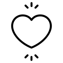 heart icons, concept of love