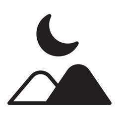 iftar glyph icon