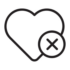 no sex line icon