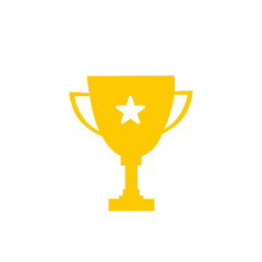 golden trophy For the winners of the sport achievement award 