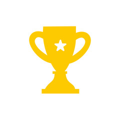 golden trophy For the winners of the sport achievement award 