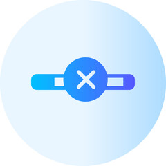 no smoking gradient icon