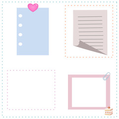 Daily planner post it remind paper for making some note , paper ,reminder 