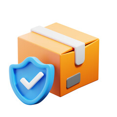 PNG 3D Protected icon isolated on a white background